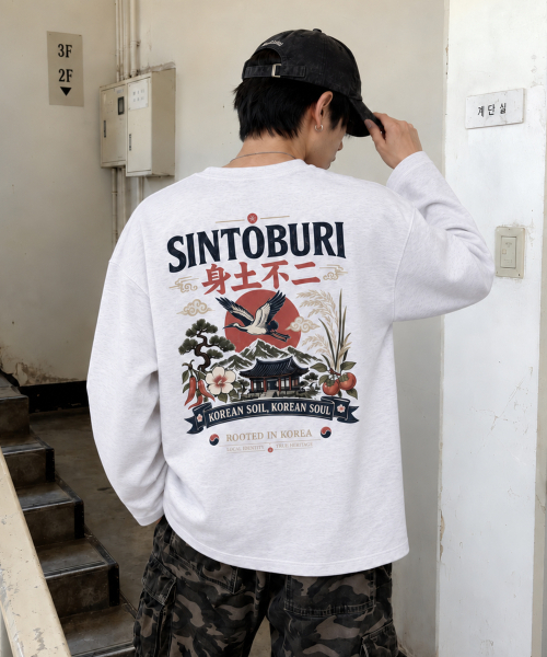 ARTISTWEAR(アーティストウェア)の「シントブリ 長袖Tシャツ(Tシャツ/カットソー・レディース・ブラック/オートミール/タン・MEDIUM/LARGE/X-LARGE/XX-LARGE)」の9枚目の写真