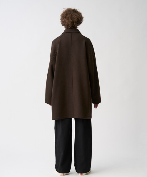 DANTON（ダントン）の「Men's Wool Melton Half Coat（ピーコート・メンズ・ネイビー/ブラウン系その他2/グレー/ベージュ系その他・42/40/38/44）」の7枚目の写真