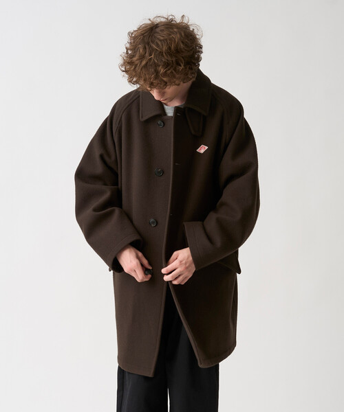 DANTON（ダントン）の「Men's Wool Melton Half Coat（ピーコート・メンズ・ネイビー/ブラウン系その他2/グレー/ベージュ系その他・42/40/38/44）」の11枚目の写真