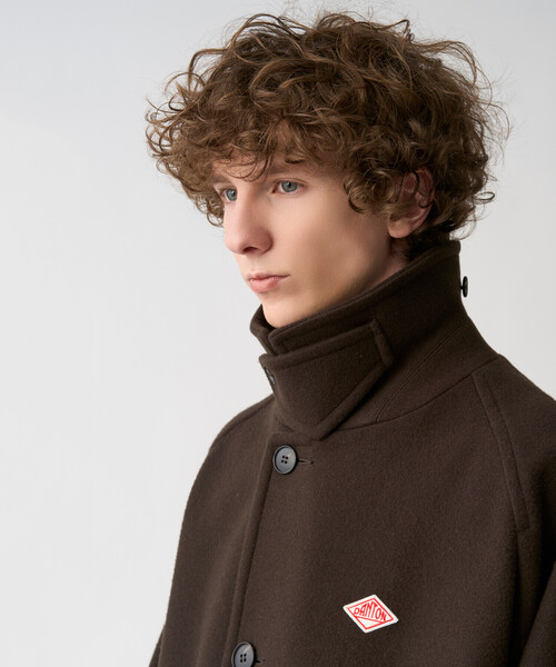 DANTON（ダントン）の「Men's Wool Melton Half Coat（ピーコート・メンズ・ネイビー/ブラウン系その他2/グレー/ベージュ系その他・42/40/38/44）」の10枚目の写真