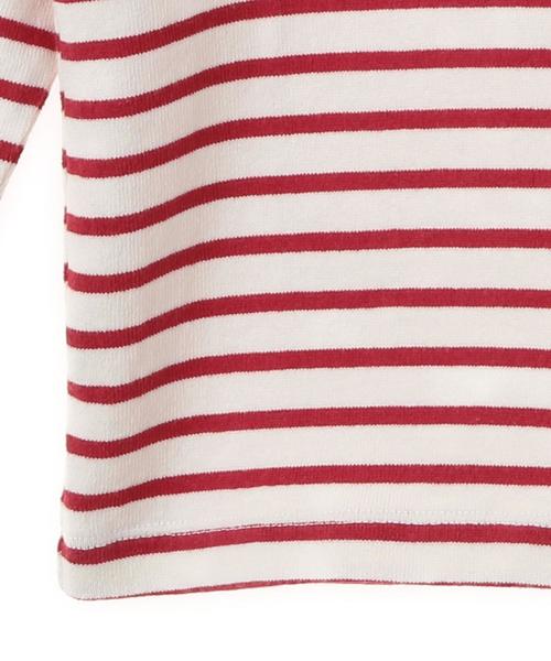 coen(コーエン)の「【coen kids】ボーダークルーネックカットソー(100~150cm)(Tシャツ/カットソー・キッズ・グレー/ホワイト/ネイビー・100/130/110/120/150/140)」の7枚目の写真