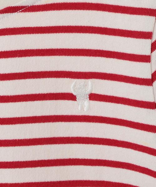coen(コーエン)の「【coen kids】ボーダークルーネックカットソー(100~150cm)(Tシャツ/カットソー・キッズ・グレー/ホワイト/ネイビー・100/130/110/120/150/140)」の9枚目の写真