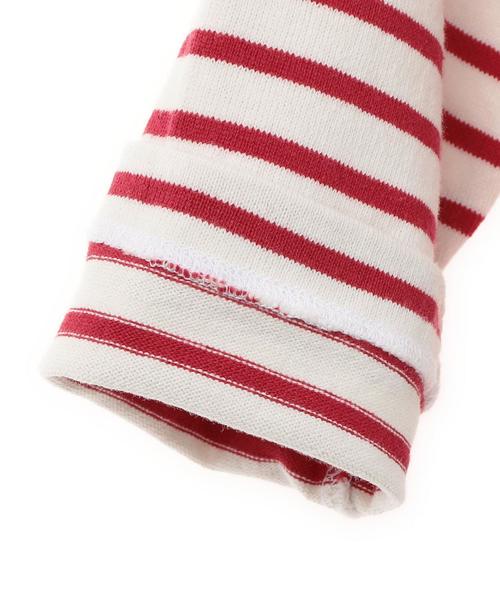 coen(コーエン)の「【coen kids】ボーダークルーネックカットソー(100~150cm)(Tシャツ/カットソー・キッズ・グレー/ホワイト/ネイビー・100/130/110/120/150/140)」の10枚目の写真