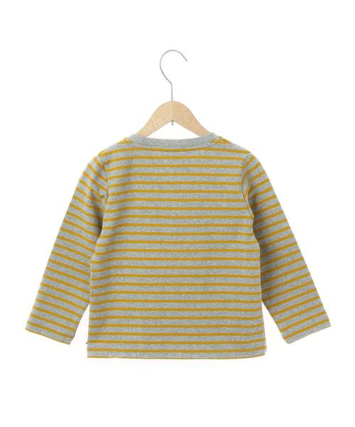 coen(コーエン)の「【coen kids】ボーダークルーネックカットソー(100~150cm)(Tシャツ/カットソー・キッズ・グレー/ホワイト/ネイビー・100/130/110/120/150/140)」の11枚目の写真