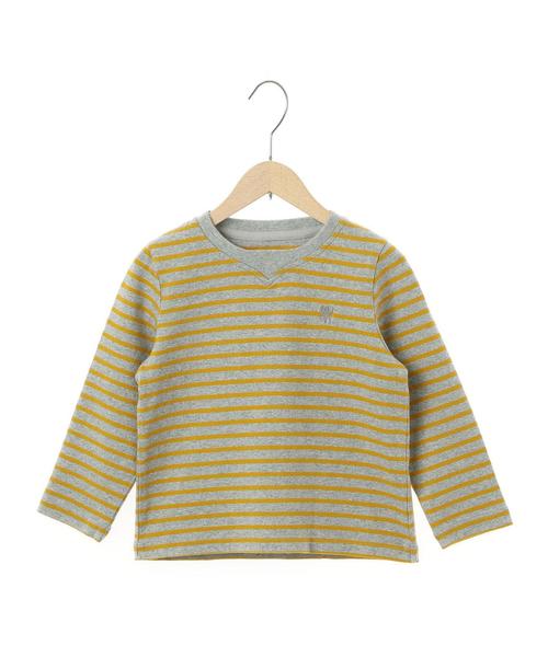 coen(コーエン)の「【coen kids】ボーダークルーネックカットソー(100~150cm)(Tシャツ/カットソー・キッズ・グレー/ホワイト/ネイビー・100/130/110/120/150/140)」の19枚目の写真