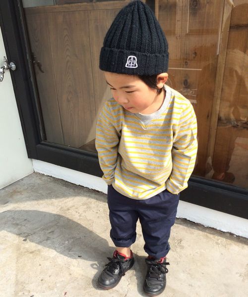 coen(コーエン)の「【coen kids】ボーダークルーネックカットソー(100~150cm)(Tシャツ/カットソー・キッズ・グレー/ホワイト/ネイビー・100/130/110/120/150/140)」の16枚目の写真