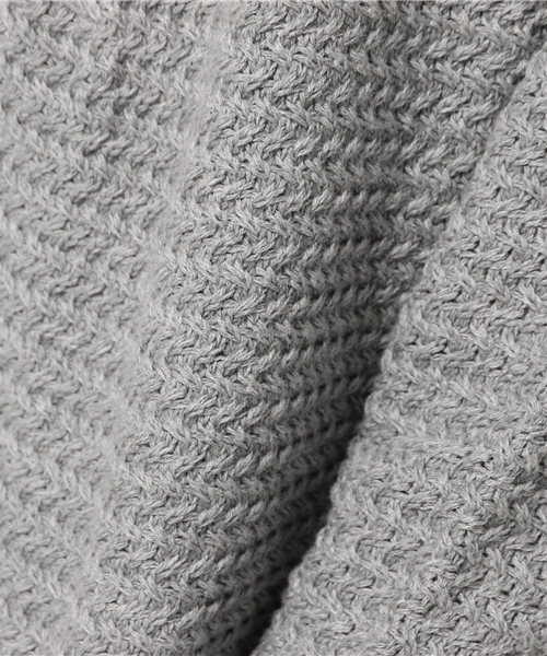 MOUSSY（マウジー）の「Jagged stitch CD（カーディガン/ボレロ・レディース・ライトブルー/ライトグレー/ホワイト・FREE）」の11枚目の写真