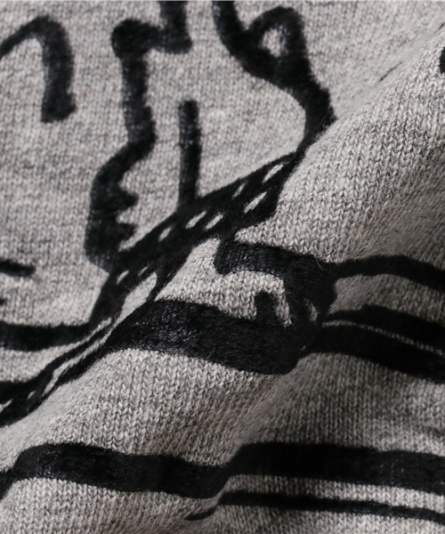 BOOFOOWOO（ブーフーウー）の「波乗りスヌーピー半袖Tee（Tシャツ/カットソー・キッズ・グレー/ナチュラル/ネイビー・150/140）」の10枚目の写真