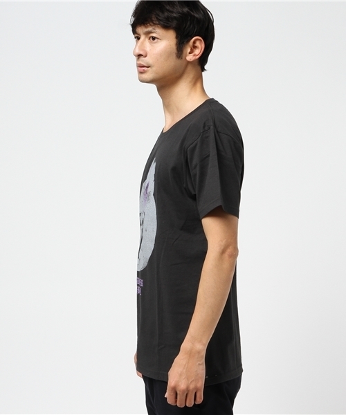 SERENITY.STILLMOMENT（セレニティースティルモーメント）の「EVILDOER SYMBOL Tee（Tシャツ/カットソー・メンズ・ホワイト/チャコールグレー・LARGE/MEDIUM）」の3枚目の写真