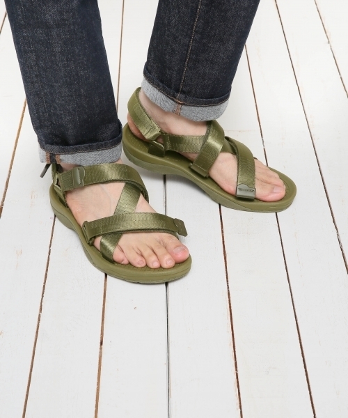 GLOBAL WORK(グローバルワーク)の「トレイルサンダル/743190(サンダル・メンズ・ネイビー/ブラウン/ブラック/カーキ/イエロー/レッド/ブルー・LARGE/MEDIUM)」の3枚目の写真