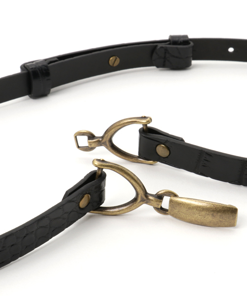 LOWRYS FARM（ローリーズファーム）の「１５ＭＭカタオシベルト　747412 （ベルト・レディース・ブラック/ピンク/ブラウン・FREE）」の4枚目の写真