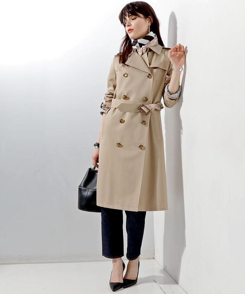 UNITED ARROWS(ユナイテッドアローズ)の「○UBBT C/GABA トレンチ コート◆(トレンチコート・レディース・ベージュ/オリーブ・36/40/38/34)」の14枚目の写真
