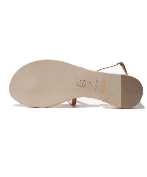 NANO universe(ナノユニバース)の「オリエンタルジュエルサンダル(サンダル・レディース・ゴールド・36/37/38/39)」の3枚目の写真