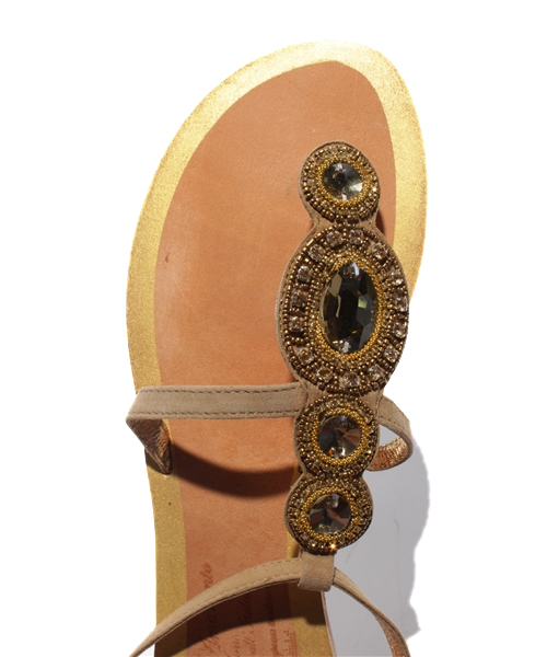 NANO universe(ナノユニバース)の「オリエンタルジュエルサンダル(サンダル・レディース・ゴールド・36/37/38/39)」の5枚目の写真