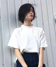 MURUA | ショルダーカッティング Ｔシャツ(Tシャツ/カットソー)