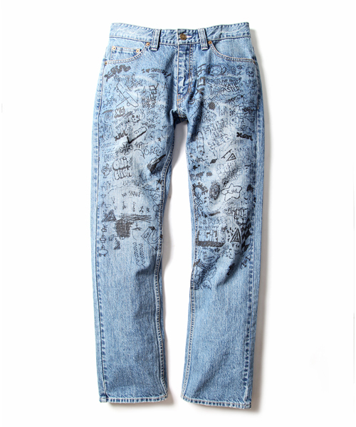 X-girl（エックスガール）の「BILLZ JEANS（デニムパンツ・レディース・インディゴブルー/ライトブルー・0/1/2）」の3枚目の写真