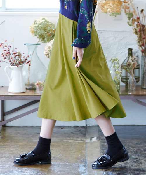 Furryrate（ファーリーレート）の「サイドタックフレアスカート（スカート・レディース・ブラック/レッド/イエロー・FREE）」の3枚目の写真