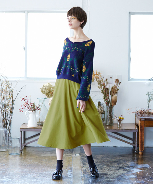 Furryrate（ファーリーレート）の「サイドタックフレアスカート（スカート・レディース・ブラック/レッド/イエロー・FREE）」の16枚目の写真