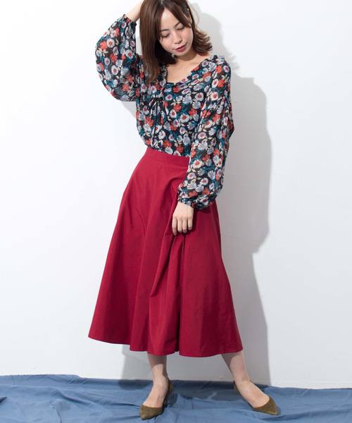 Furryrate（ファーリーレート）の「サイドタックフレアスカート（スカート・レディース・ブラック/レッド/イエロー・FREE）」の19枚目の写真