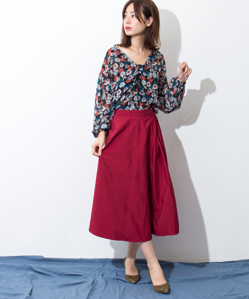 Furryrate（ファーリーレート）の「サイドタックフレアスカート（スカート・レディース・ブラック/レッド/イエロー・FREE）」の21枚目の写真