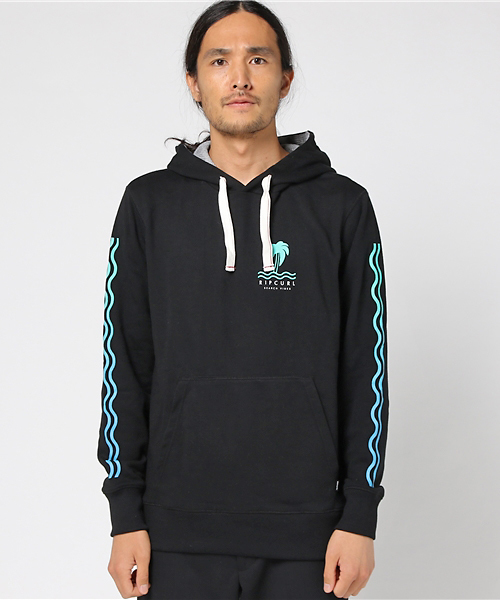 rip curl（リップカール）の「【RIP CURL リップカール】パーカー/プルオーバー パーカー 袖プリント バックプリント（パーカー・メンズ・ブラック/グレー系その他・MEDIUM/LARGE）」の12枚目の写真