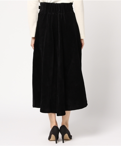 SLY（スライ）の「コール VELOURS フレアM/SK（スカート・レディース・ブラック/ダークグリーン・1/2）」の7枚目の写真