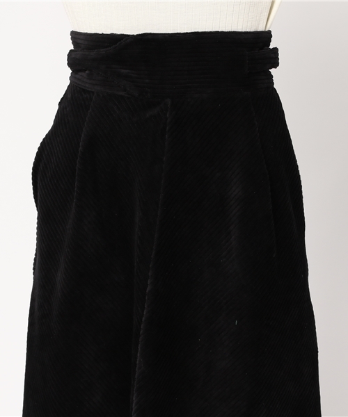 SLY（スライ）の「コール VELOURS フレアM/SK（スカート・レディース・ブラック/ダークグリーン・1/2）」の5枚目の写真