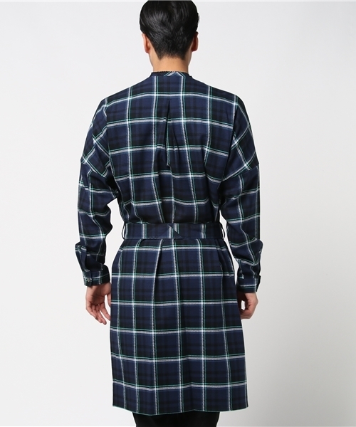 Name.（ネーム）の「【name.】PLAID COTTON ZIP UP COAT/ドビー