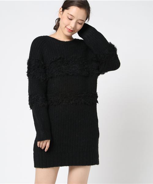 ｍｉｘボーダーニットワンピース ワンピース Nine ナイン のファッション ワンピース ワンピース セール