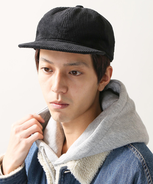 WEGO（ウィゴー）の「WEGO/コーデュロイキャップ（キャップ・メンズ・ブラック/ネイビー/ライム・FREE）」の9枚目の写真