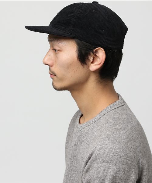 WEGO（ウィゴー）の「WEGO/コーデュロイキャップ（キャップ・メンズ・ブラック/ネイビー/ライム・FREE）」の6枚目の写真