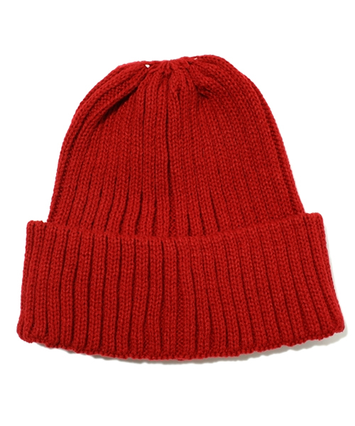 R.NEWBOLD（アールニューボールド）の「KNIT CAP/225423/§（ニットキャップ/ビーニー・メンズ・ブラック/グリーン/ブルー/キャメル/レッド・FREE）」の5枚目の写真