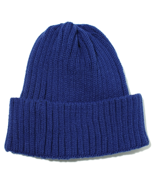 R.NEWBOLD（アールニューボールド）の「KNIT CAP/225423/§（ニットキャップ/ビーニー・メンズ・ブラック/グリーン/ブルー/キャメル/レッド・FREE）」の4枚目の写真