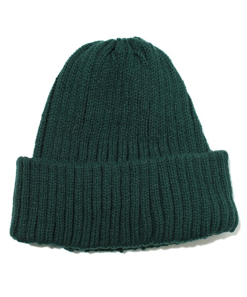 R.NEWBOLD（アールニューボールド）の「KNIT CAP/225423/§（ニットキャップ/ビーニー・メンズ・ブラック/グリーン/ブルー/キャメル/レッド・FREE）」の3枚目の写真
