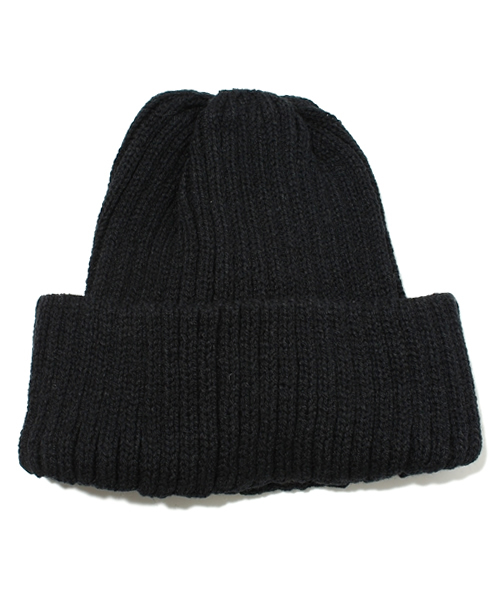 R.NEWBOLD（アールニューボールド）の「KNIT CAP/225423/§（ニットキャップ/ビーニー・メンズ・ブラック/グリーン/ブルー/キャメル/レッド・FREE）」の2枚目の写真