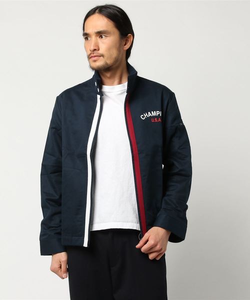 Champion Golf（チャンピオンゴルフ）の「【Champion/チャンピオン】メンズ GOLF フルジップジャケット（その他アウター・メンズ・アイボリー/ネイビー/オフホワイト・MEDIUM/LARGE/X-LARGE）」の3枚目の写真