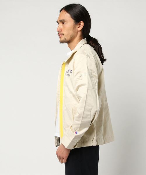 Champion Golf（チャンピオンゴルフ）の「【Champion/チャンピオン】メンズ GOLF フルジップジャケット（その他アウター・メンズ・アイボリー/ネイビー/オフホワイト・MEDIUM/LARGE/X-LARGE）」の5枚目の写真