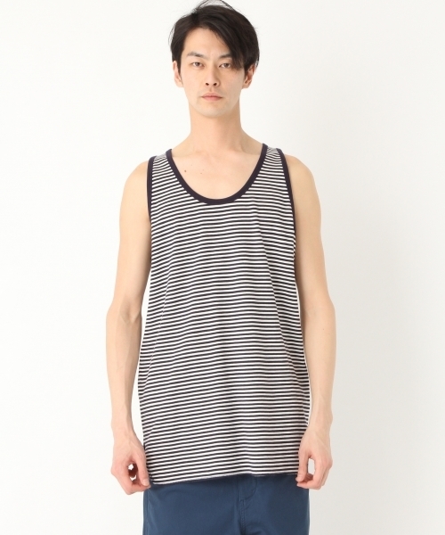 niko and...（ニコアンド）の「NミラノリブUSAコットンタンクトップ【niko and ...】（タンクトップ・メンズ・ブラック/その他1/グレー/ホワイト・MEDIUM/LARGE）」の8枚目の写真