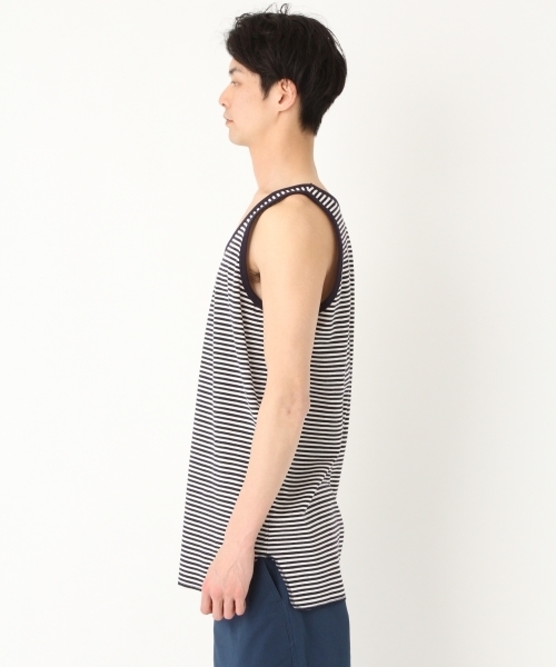 niko and...（ニコアンド）の「NミラノリブUSAコットンタンクトップ【niko and ...】（タンクトップ・メンズ・ブラック/その他1/グレー/ホワイト・MEDIUM/LARGE）」の9枚目の写真
