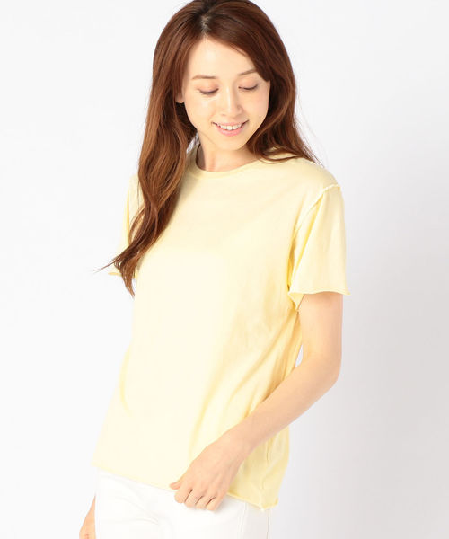 SHIPS Days(シップスデイズ)の「CAL.Berries:スタンダード Tシャツ(Tシャツ/カットソー・レディース・イエロー/ホワイト/ブラック/ライトブルー・X-SMALL)」の4枚目の写真