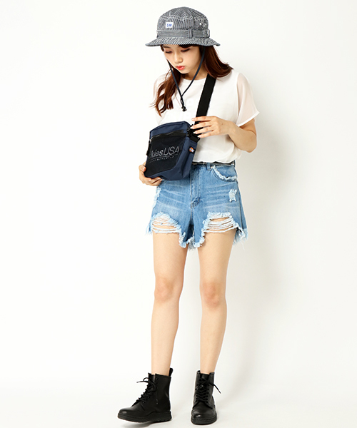 Dickies（ディッキーズ）の「【Dickies】 ディッキーズ  ミニショルダーバック（ショルダーバッグ・レディース・ブラック/ベージュ/ネイビー・FREE）」の20枚目の写真