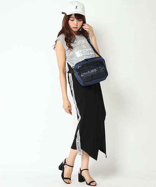 Dickies（ディッキーズ）の「【Dickies】 ディッキーズ  ミニショルダーバック（ショルダーバッグ・レディース・ブラック/ベージュ/ネイビー・FREE）」の21枚目の写真