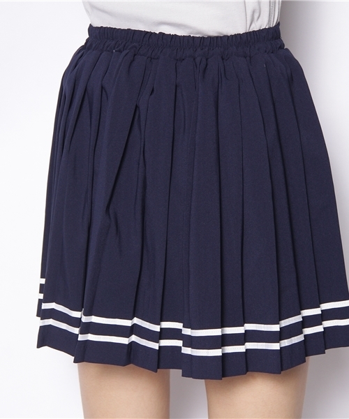 WEGO(ウィゴー)の「WEGO/ライン入りスカート(スカート・レディース・アイボリー/ネイビー/レッド・FREE)」の7枚目の写真