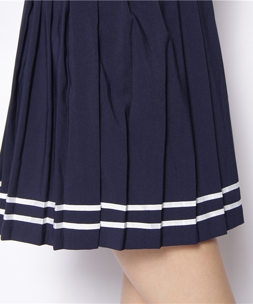 WEGO(ウィゴー)の「WEGO/ライン入りスカート(スカート・レディース・アイボリー/ネイビー/レッド・FREE)」の8枚目の写真