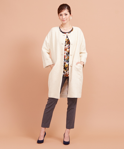 bpr BEAMS Women's（ビーピーアール　ビームス）の「MIRIAM HASKELL for BEAMS / 別注 パールフラワー イヤリング（イヤリング・レディース・ホワイト・ONE SIZE）」の4枚目の写真