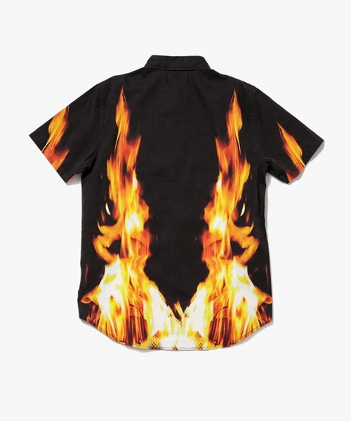 ROLLA'S（ローラス）の「ROLLA'S：BON　SHIRT　FIRE（シャツ/ブラウス・メンズ・ブラック・S/M/XS）」の5枚目の写真