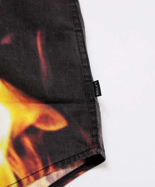 ROLLA'S（ローラス）の「ROLLA'S：BON　SHIRT　FIRE（シャツ/ブラウス・メンズ・ブラック・S/M/XS）」の6枚目の写真