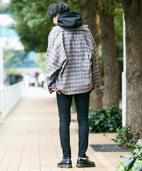 kutir（クティール）の「ｳﾗｷﾓｳbigパーカー フーディ（パーカー・メンズ・ブラック/ベージュ/パープル/ブラウン/ダークブルー・MEDIUM/LARGE）」の10枚目の写真