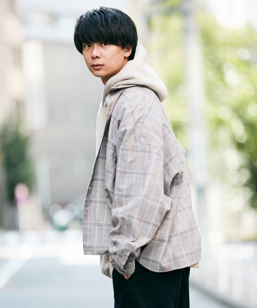 kutir（クティール）の「ｳﾗｷﾓｳbigパーカー フーディ（パーカー・メンズ・ブラック/ベージュ/パープル/ブラウン/ダークブルー・MEDIUM/LARGE）」の7枚目の写真