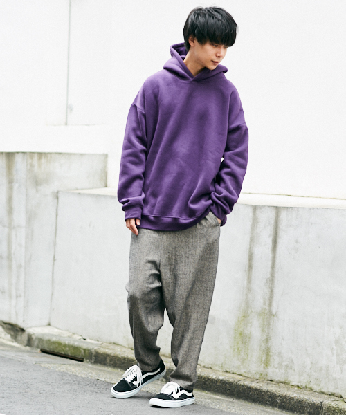 kutir（クティール）の「ｳﾗｷﾓｳbigパーカー フーディ（パーカー・メンズ・ブラック/ベージュ/パープル/ブラウン/ダークブルー・MEDIUM/LARGE）」の13枚目の写真